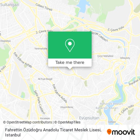 Fahrettin Özüdoğru Anadolu Ticaret Meslek Lisesi map