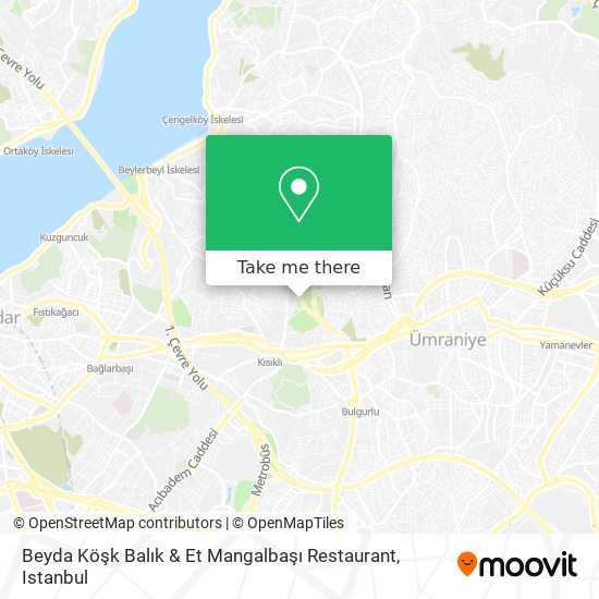 Beyda Köşk Balık & Et Mangalbaşı Restaurant map