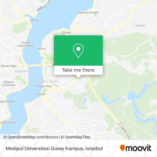 Medipol Universitesi Guney Kampus map