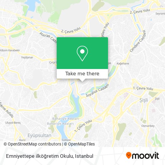 Emniyettepe ilköğretim Okulu map