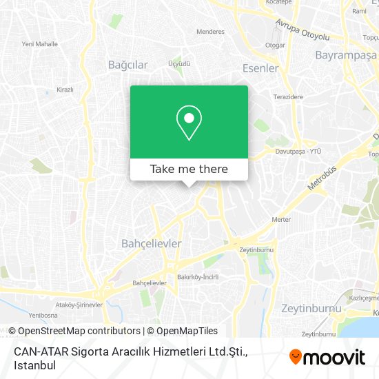 CAN-ATAR Sigorta Aracılık Hizmetleri Ltd.Şti. map