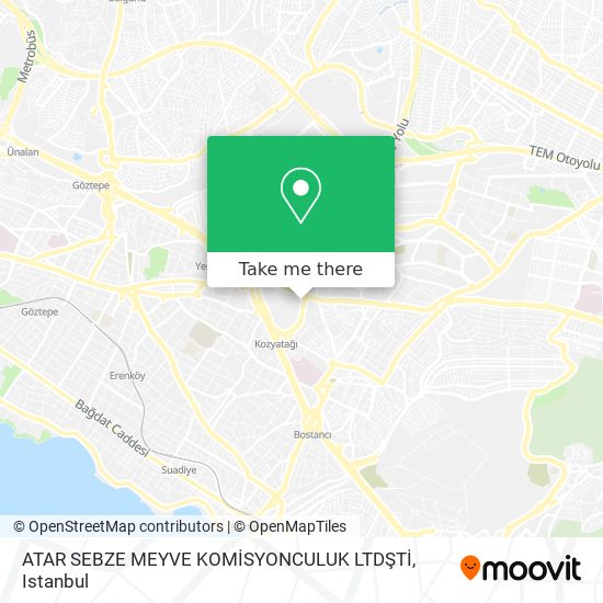 ATAR SEBZE MEYVE KOMİSYONCULUK LTDŞTİ map