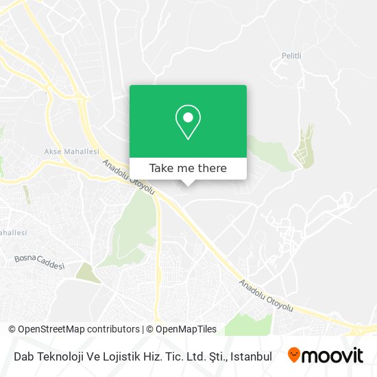 Dab Teknoloji Ve Lojistik Hiz. Tic. Ltd. Şti. map