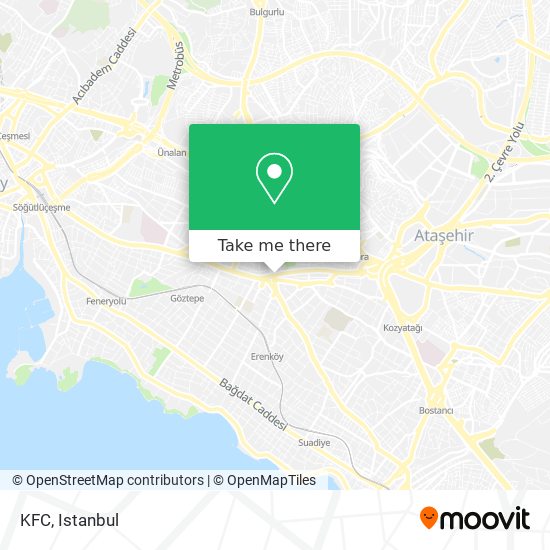 KFC map