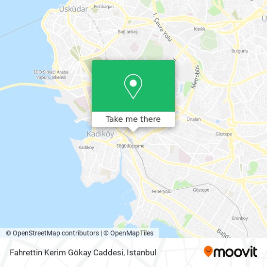 Fahrettin Kerim Gökay Caddesi map