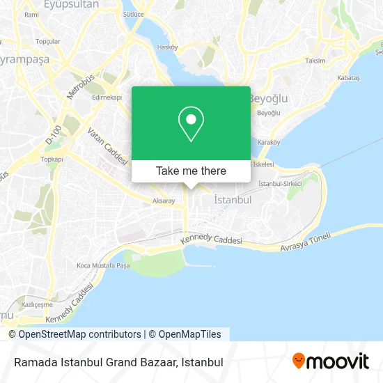 Ramada Istanbul Grand Bazaar map