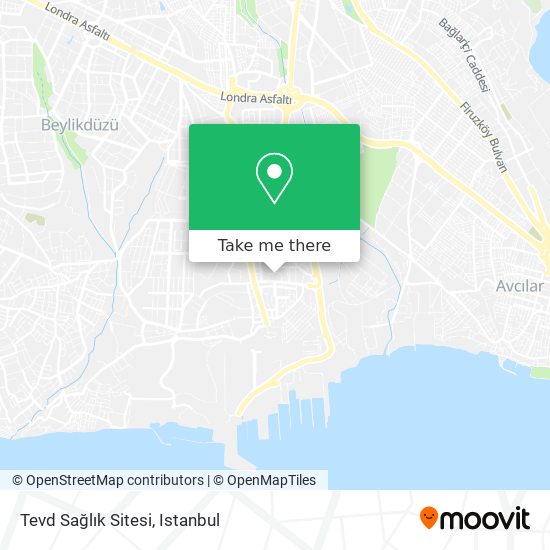 Tevd Sağlık Sitesi map