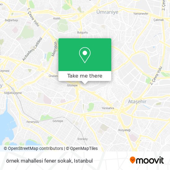 örnek mahallesi fener sokak map