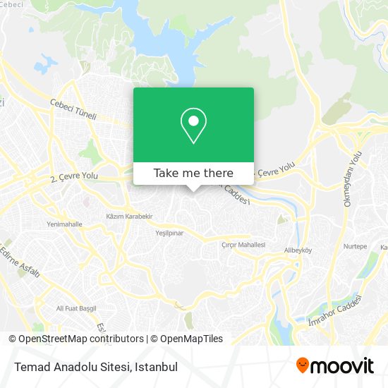 Temad Anadolu Sitesi map