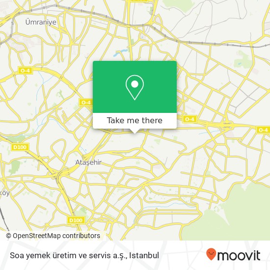 Soa yemek üretim ve servis a.ş. map