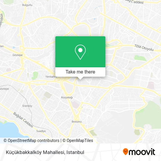 Küçükbakkalköy Mahallesi map