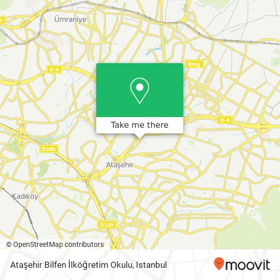 Ataşehir Bilfen İlköğretim Okulu map