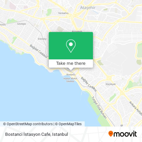 Bostanci İstasyon Cafe map
