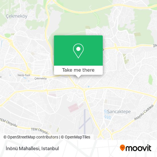 İnönü Mahallesi map