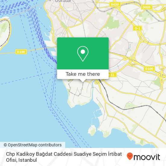 Chp Kadikoy Bağdat Caddesi Suadiye Seçim İrtibat Ofisi map