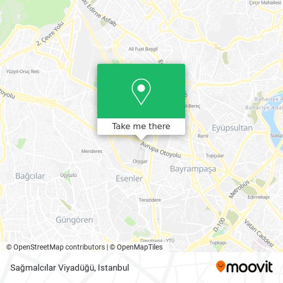 Sağmalcılar Viyadüğü map