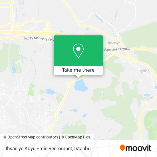 İhsaniye Köyü Emin Resrourant map