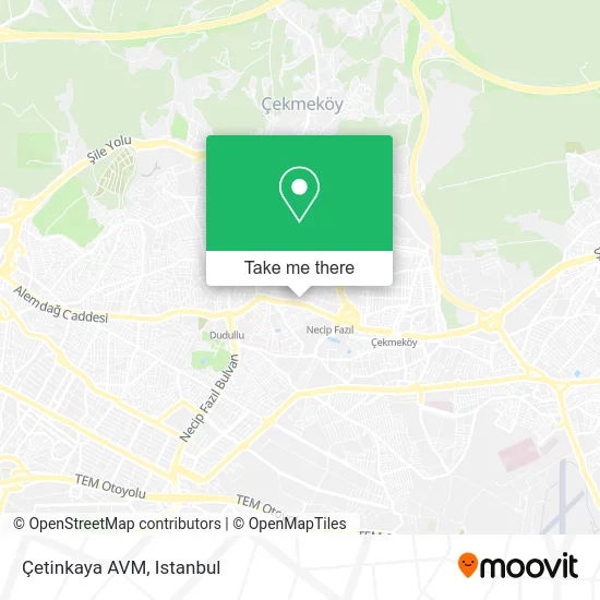 Çetinkaya AVM map