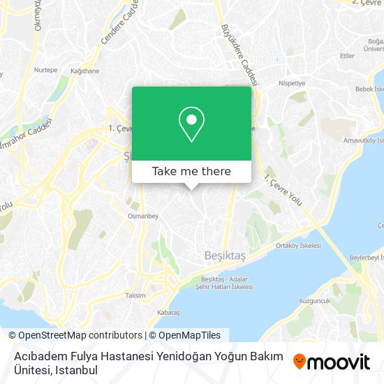 Acıbadem Fulya Hastanesi Yenidoğan Yoğun Bakım Ünitesi map