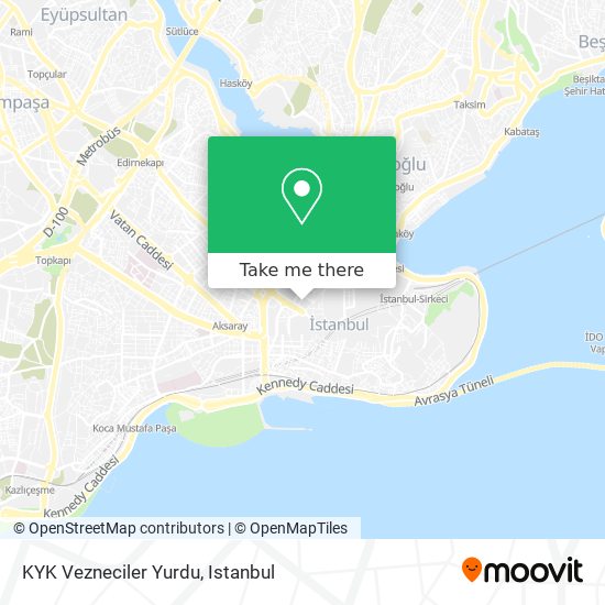 KYK Vezneciler Yurdu map