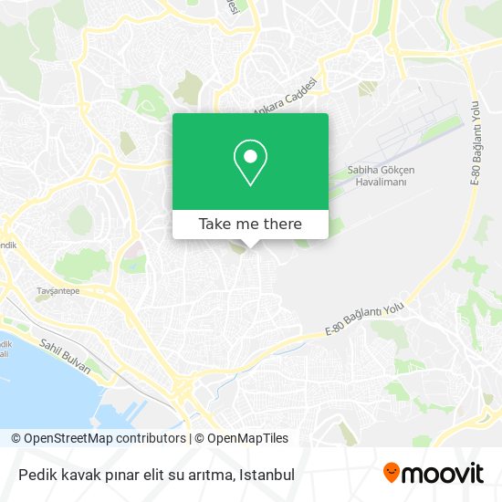 Pedik kavak pınar elit su arıtma map