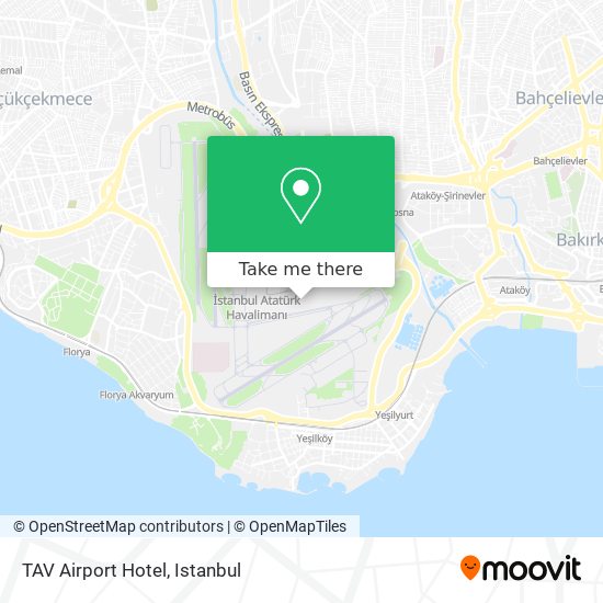 TAV Airport Hotel map