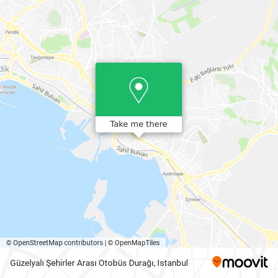 Güzelyalı Şehirler Arası Otobüs Durağı map