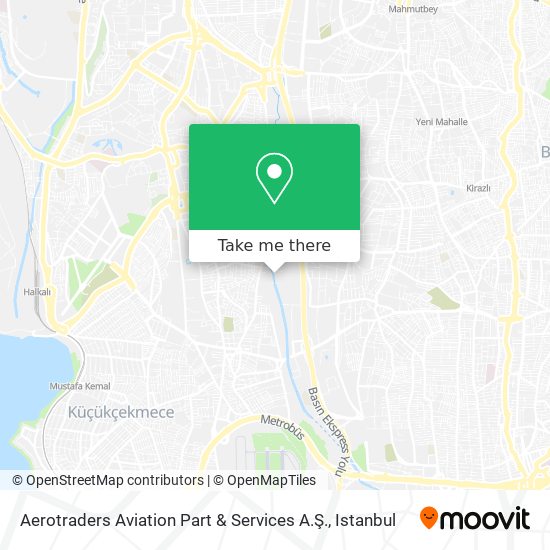 Aerotraders Aviation Part & Services A.Ş. map
