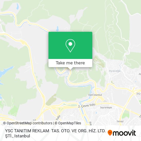 YSC TANITIM REKLAM 
TAS. OTO. VE ORG. HİZ. LTD. ŞTİ. map