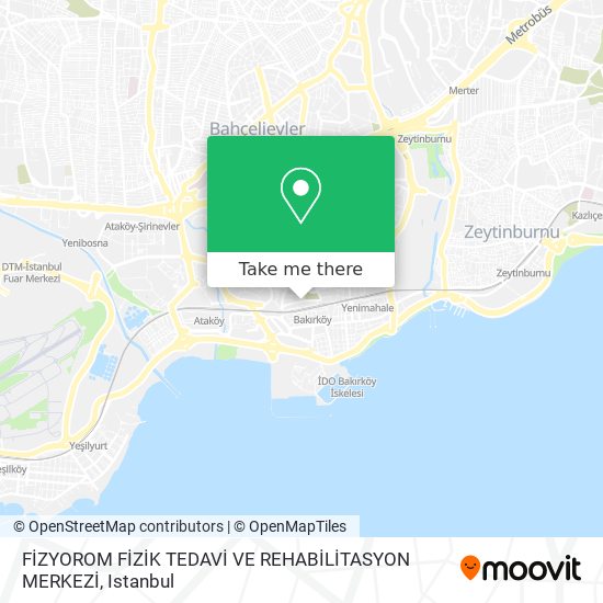 FİZYOROM FİZİK TEDAVİ VE REHABİLİTASYON MERKEZİ map
