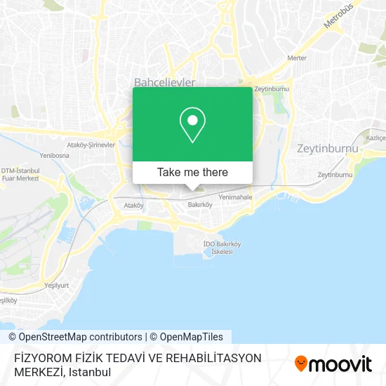 FİZYOROM FİZİK TEDAVİ VE REHABİLİTASYON MERKEZİ map