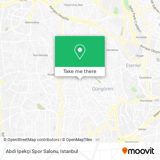 Abdi İpekçi Spor Salonu map