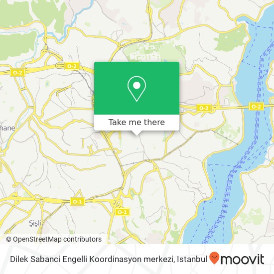 Dilek Sabanci Engelli Koordinasyon merkezi map