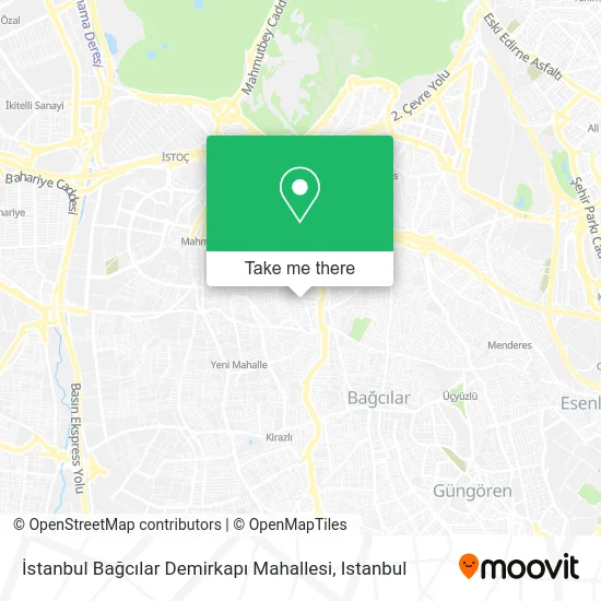 İstanbul Bağcılar Demirkapı Mahallesi map