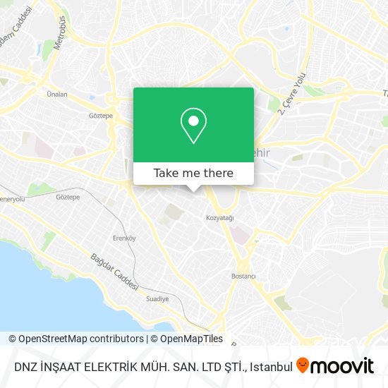 DNZ İNŞAAT ELEKTRİK MÜH. SAN. LTD ŞTİ. map