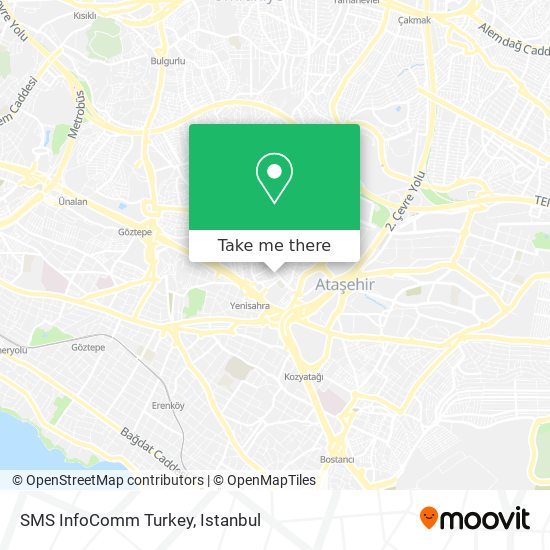 SMS InfoComm Turkey map