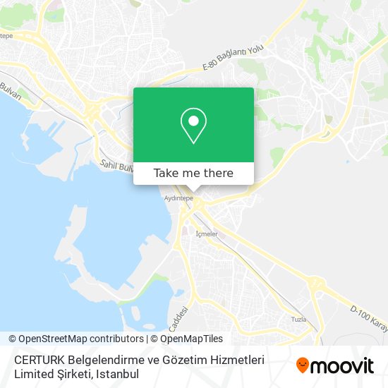 CERTURK Belgelendirme ve Gözetim Hizmetleri Limited Şirketi map