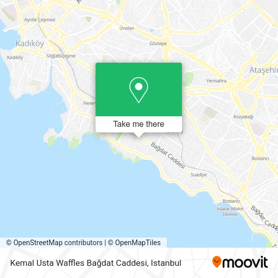 Kemal Usta Waffles Bağdat Caddesi map