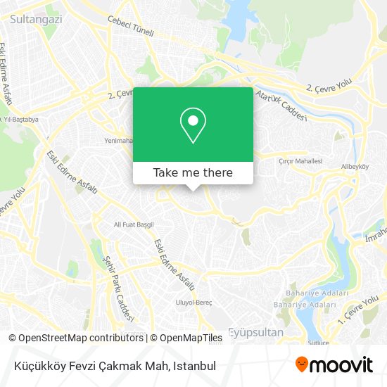 Küçükköy Fevzi Çakmak Mah map