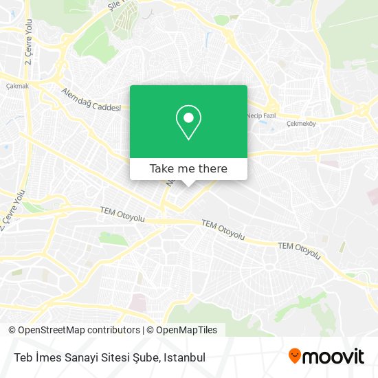 Teb İmes Sanayi Sitesi Şube map