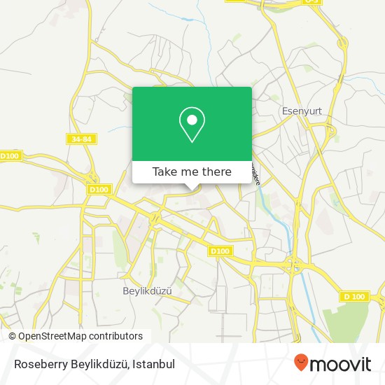 Roseberry Beylikdüzü map