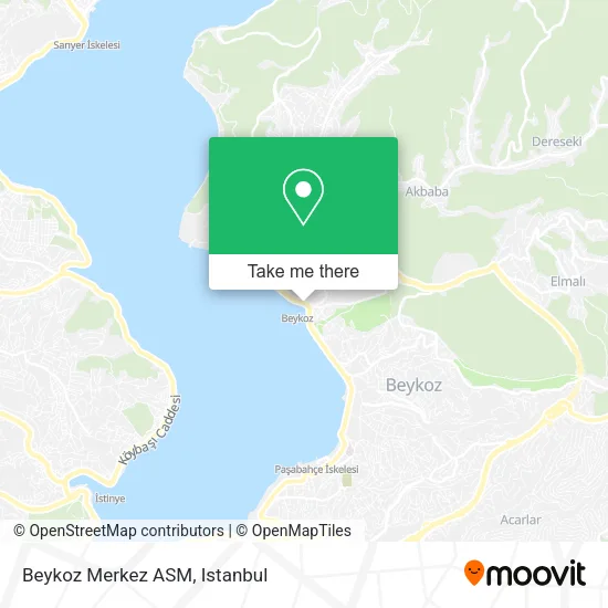 Beykoz Merkez ASM map