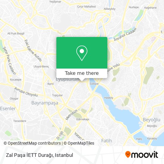 Zal Paşa İETT Durağı map