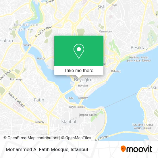 Mohammed Al Fatih Mosque map