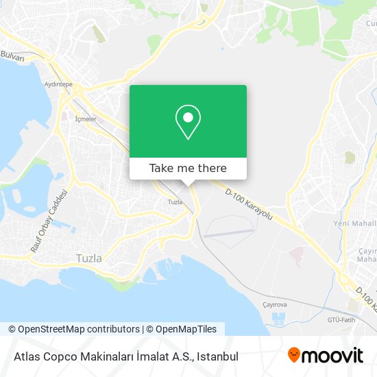 Atlas Copco Makinaları İmalat A.S. map