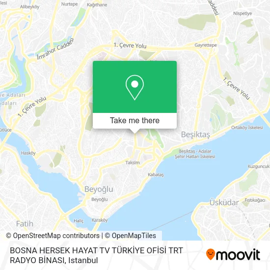BOSNA HERSEK HAYAT TV TÜRKİYE OFİSİ TRT RADYO BİNASI map