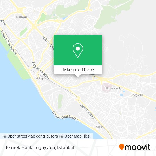 Ekmek Bank Tugayyolu map