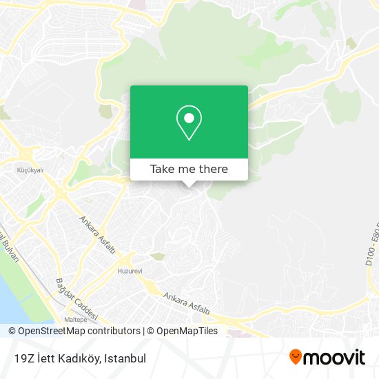 19Z İett Kadıköy map