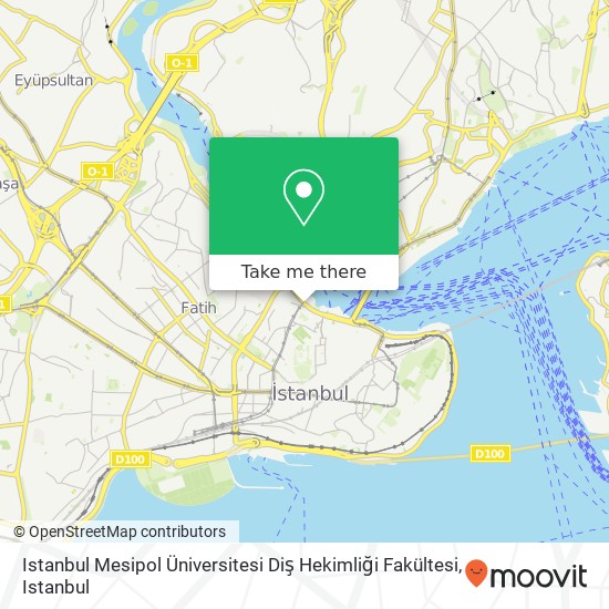 Istanbul Mesipol Üniversitesi Diş Hekimliği Fakültesi map