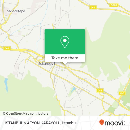 İSTANBUL » AFYON KARAYOLU map